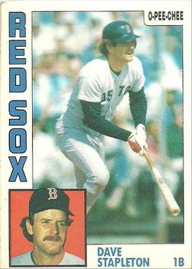1984 O-Pee-Chee Baseball Cards 249     Dave Stapleton